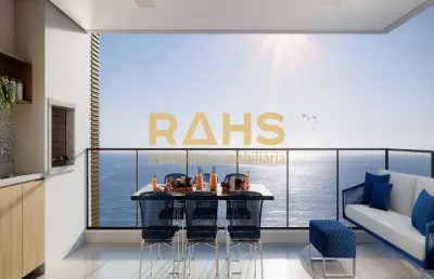 Apartamento na planta frente mar, com 1 suite mais 1 dormitório em barra velha