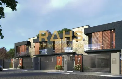 Linda casa geminada com 3 suites, espaço gourmet, 2 vagas cobertas no bairro floresta em joinville santa catarina