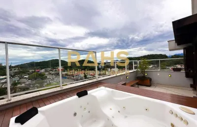 Cobertura plana com jacuzzi no américa - joinville/sc