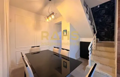 Casa em condomínio fechado semimobiliada no bairro bom retiro - joinville/sc