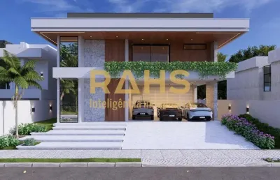 Casa com 4 quartos à venda no condomínio royal garden, pirabeiraba - joinville