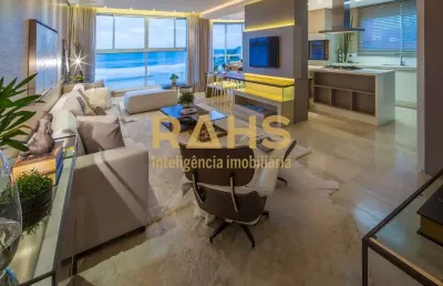 Apartamento mobiliado e decorado na praia brava com 4 suítes