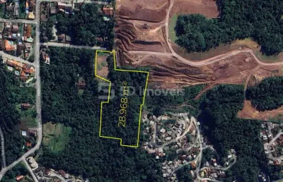 Lote / terreno, 28.968m² - ponta aguda - blumenau, sc