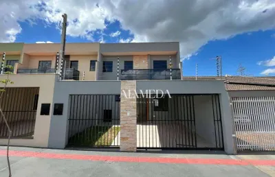 Sobrado com 3 dormitórios e amplo quintal à venda, 100 m² por r$ 480.000 - jardim portal dos pioneiros - londrina/pr