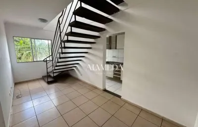 Apartamento duplex com 2 dormitórios à venda, 110 m² por r$ 210.000,00 - nossa senhora de lourdes - londrina/pr