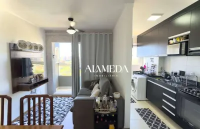 Apartamento com 2 quartos para alugar, 48 m² por r$ 1.750/mês - gleba palhano - londrina/pr