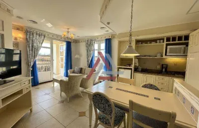 Flat com 1 quarto à venda, 66 m² por r$ 1.500.000 - jurerê internacional - florianópolis/sc