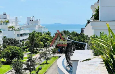 Cobertura com 3 dormitórios à venda, 389 m² por r$ 12.000.000,00 - jurerê - florianópolis/sc