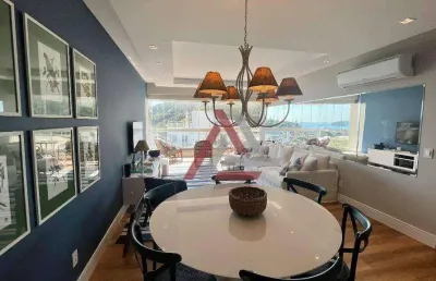 Apartamento com 3 quartos à venda, 160 m² por r$ 3.500.000 - jurerê - florianópolis/sc