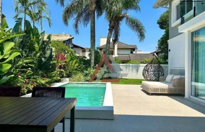 Casa com 5 quartos à venda, 247 m² por r$ 5.500.000 - jurerê internacional - florianópolis/sc