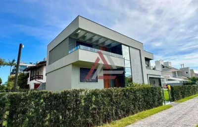 Casa com 4 quartos à venda, 300 m² por r$ 5.500.000 - jurerê internacional - florianópolis/sc