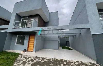 Sobrado com 03 dormitórios a venda no bairro roça grande em colombo por r$549.990,00
