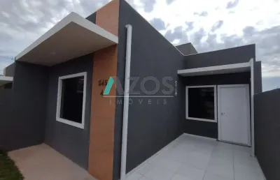 Casas com 02 e 03 dormitórios localizadas no atuba em curitiba por r$ 395.000,00