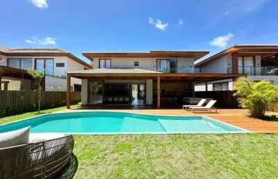 Casa de condomínio para vender com 5 quartos 5 suítes no bairro praia do forte em mata de são joão