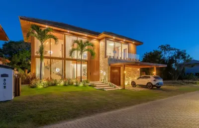 Casa de condomínio para vender com 5 quartos 5 suítes no bairro praia do forte em mata de são joão