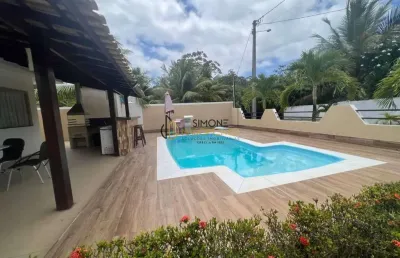 Oportunidade casa 04 suítes com dependência em villas de jacuípe.