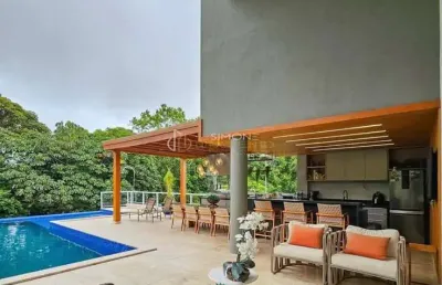 Casa de condomínio 4 suítes alphaville ii em salvador