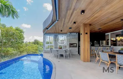 Casa de condomínio 5/4 e 4 suítes alphaville ii em salvador
