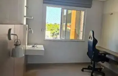 Apartamento mobiliado para venda em eusébio, coité, 3 dormitórios, 1 suíte, 2 banheiros, 2 vagas