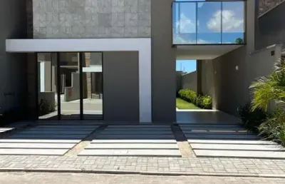 Casa alto padrão para venda em fortaleza, lagoa redonda, 3 dormitórios, 3 suítes, 4 banheiros, 3 vagas