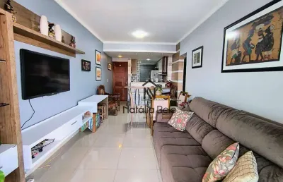 Apartamento com varanda gourmet a 100m da praia do bosque - porteira fechada.