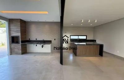 Casa linear alto padrão no viverde 2 com 4 quartos e piscina