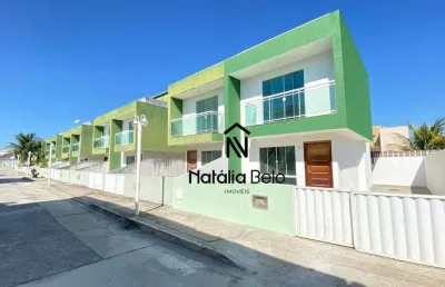 Casa com 2 dormitórios à venda, 72 m² por r$ 280.000,00 - chácara mariléa - rio das ostras/rj