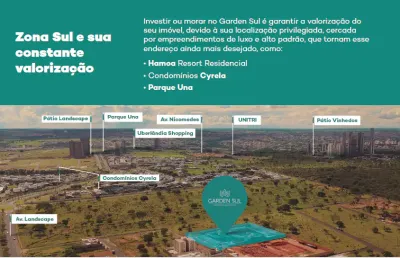 Garden sul residence apartamento 2/4, 1 suíte, sacada, elevador e lazer próximo à av. landscape
