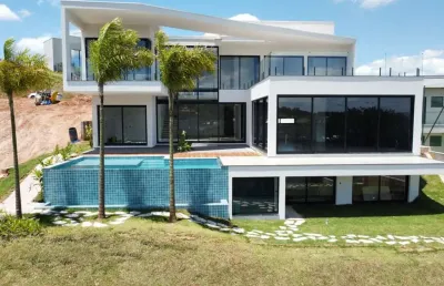 Casa com 5 dormitórios à venda, 600 m² por r$ 6.300.000,00 - serra azul - itupeva/sp
