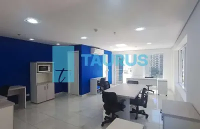 Sala comercial para locação, mobiliada, 1 vaga, 52m², em moema, são paulo.