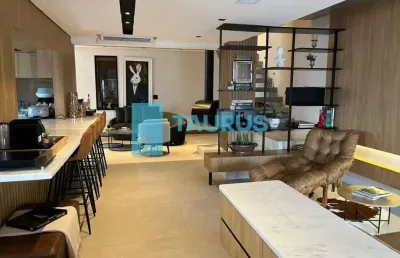 Cobertura à venda, 3 suítes, mobiliada e decorada, 3 vagas, 215m2, na vila olímpia, são paulo.