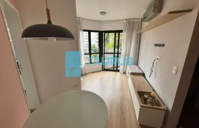 Apartamento para venda ou locação, mobiliado, 1 quarto, 37m², vila nova conceição.