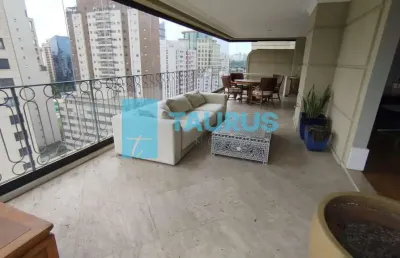 Apartamento para locação no itaim bibi, mobiliado, 5 suites, 8 vagas.