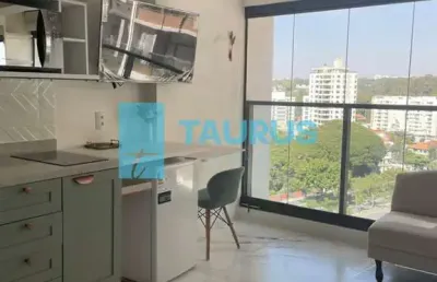 Apartamento para alugar, 1 quarto, mobiliado, 25m², em brooklin, são paulo.