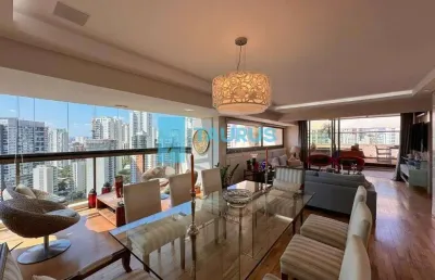 Cobertura à venda, 3 suítes, 4 vagas, 240m²,brooklin.