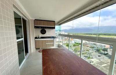 Apartamento à venda em praia grande com 2 dorms sendo 1 suíte e 2 vagas