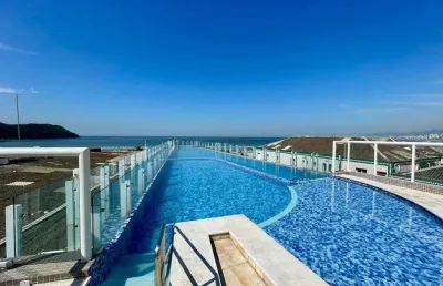 Apartamento em praia grande alto padrão com 03 dormitórios  no canto do forte