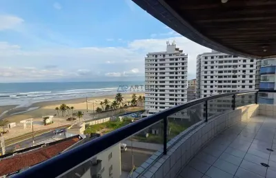 Apartamento à venda em praia grande na tupi com 2 quartos e vista mar