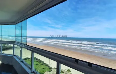 Apartamento à venda frente mar no bairro solemar em praia grande