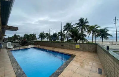 Apartamento à venda em praia grande com 3 quartos bairro aviação com vista mar