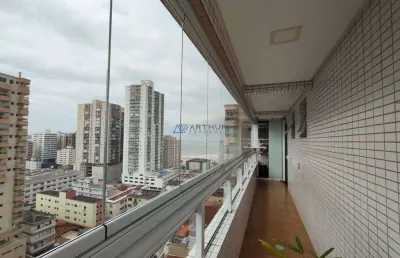 Apartamento à venda em praia grande com 2 dormitórios sendo um suíte