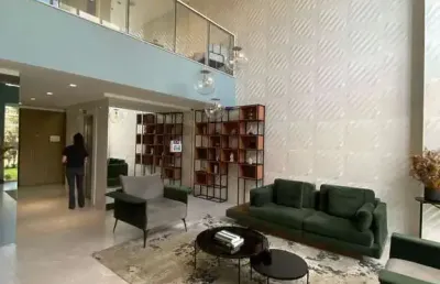 Apartamento de 2 quartos semi mobiliado no brava hill residence, localizado no bairro praia brava e