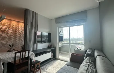 Apartamento com 1 suíte mais 1 quarto à venda no bairro floresta em joinville-sc por r$ 450.000,00.