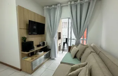 Apartamento mobiliado com 1 suíte mais 2 quartos à venda no bairro floresta em joinville - sc por r$ 460.000,00.