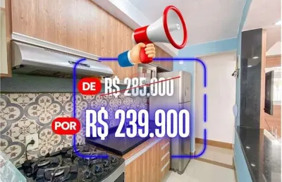 Apartamento com 3 quartos à venda em nova parnamirim
