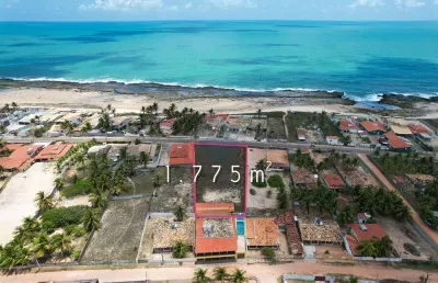 Terreno próximo as melhores praias do litoral sul 1.725m² com 34 metros de frente escriturado