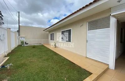 Casa com 3 dormitórios à venda, oficinas, ponta grossa - pr