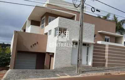 Sobrado com 3 dormitórios à venda,estrela, ponta grossa - pr