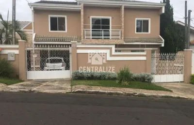 Sobrado com 5 dormitórios à venda, neves, ponta grossa - pr