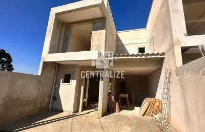 Sobrado com 3 dormitórios à venda, órfãs, ponta grossa - pr